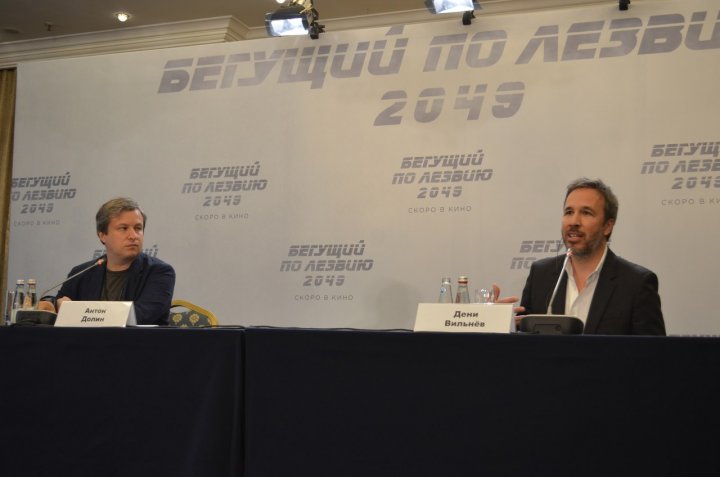 Режиссёр «Бегущего по лезвию 2049» Дени Вильнёв на пресс-конференции в Москве