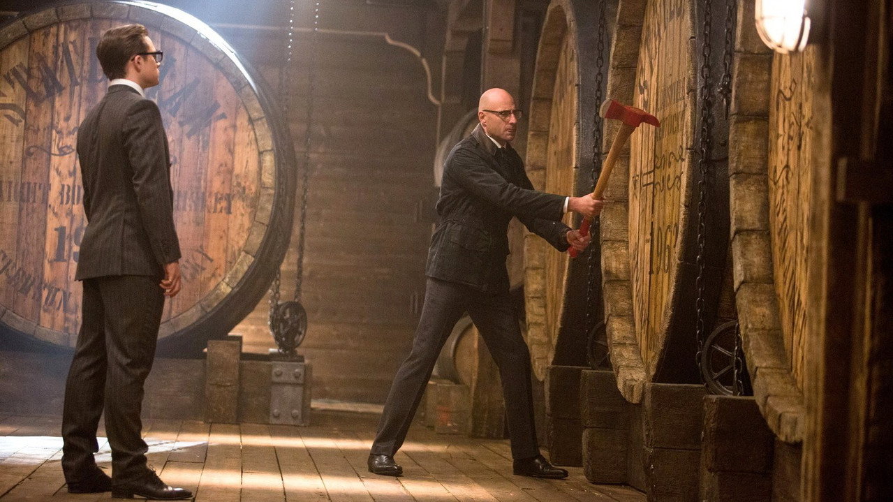 Кадр из фильма «Kingsman: Золотое кольцо»