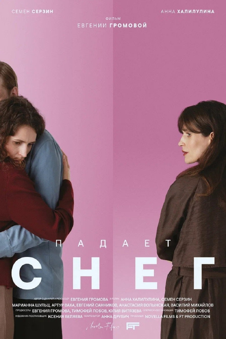 Постер фильма «Падает снег»