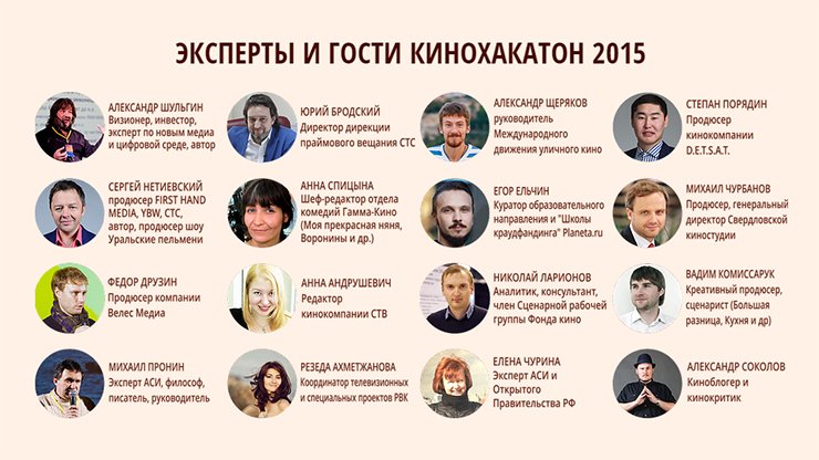 Питчинг дебютантов "Кинохакатон-2015"