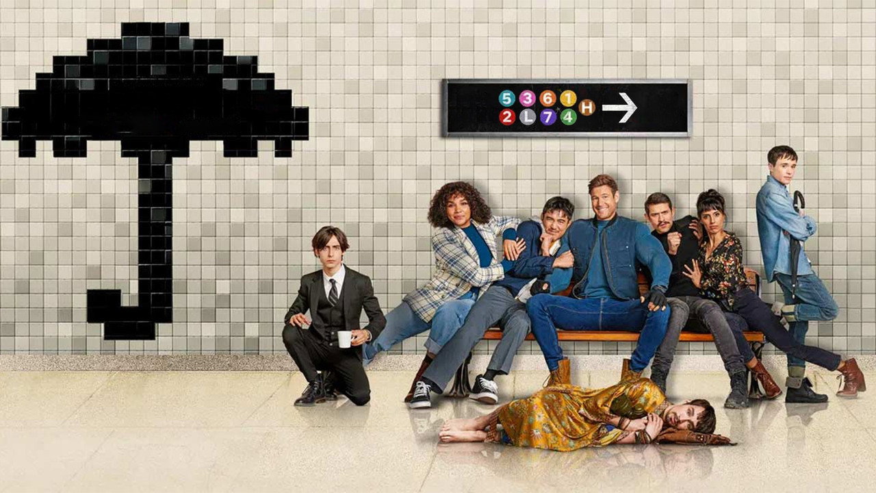 Кадр из сериала «Академия Амбрелла»