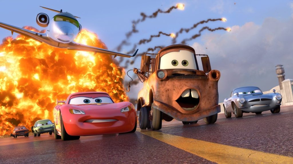 Кадр из фильма «Тачки 2»