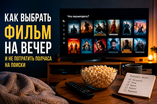 Как выбрать фильм на вечер и не потратить полчаса на поиски